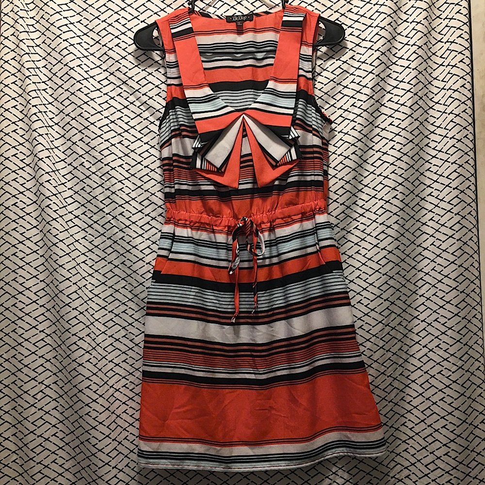 Black and coral colored dress!